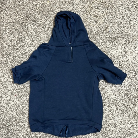 Blue Fleece Dog Hoodie - Picture 3 of 7